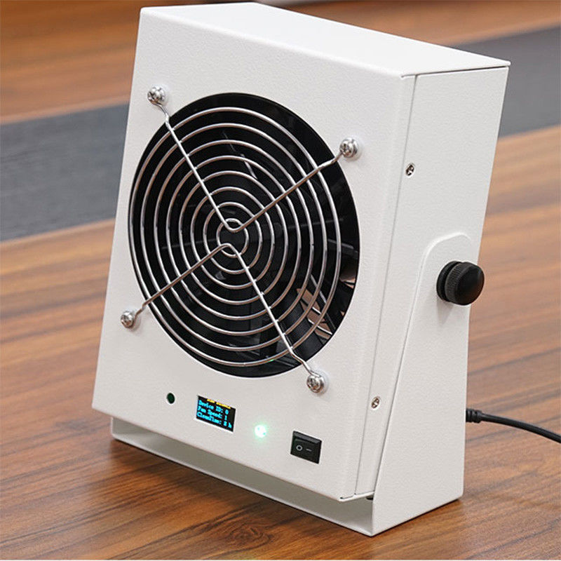 LED Display Auto Cleaning Ionizing Air Blower Desktop Antistatic Ion Fan